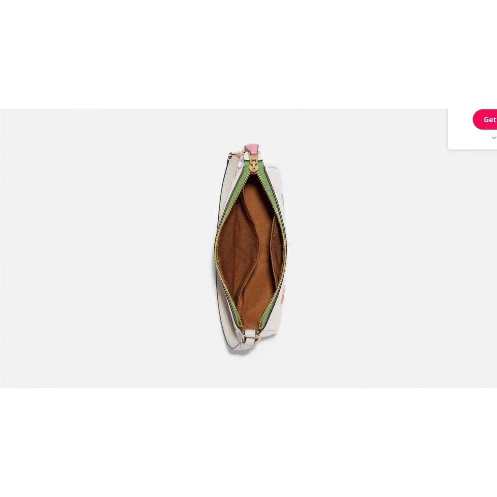 COACH NOLITA 19 Pride Rainbow Graphic Chalk Multi Pebbled Leather NWT CA438 $218 - Picture 16 of 16